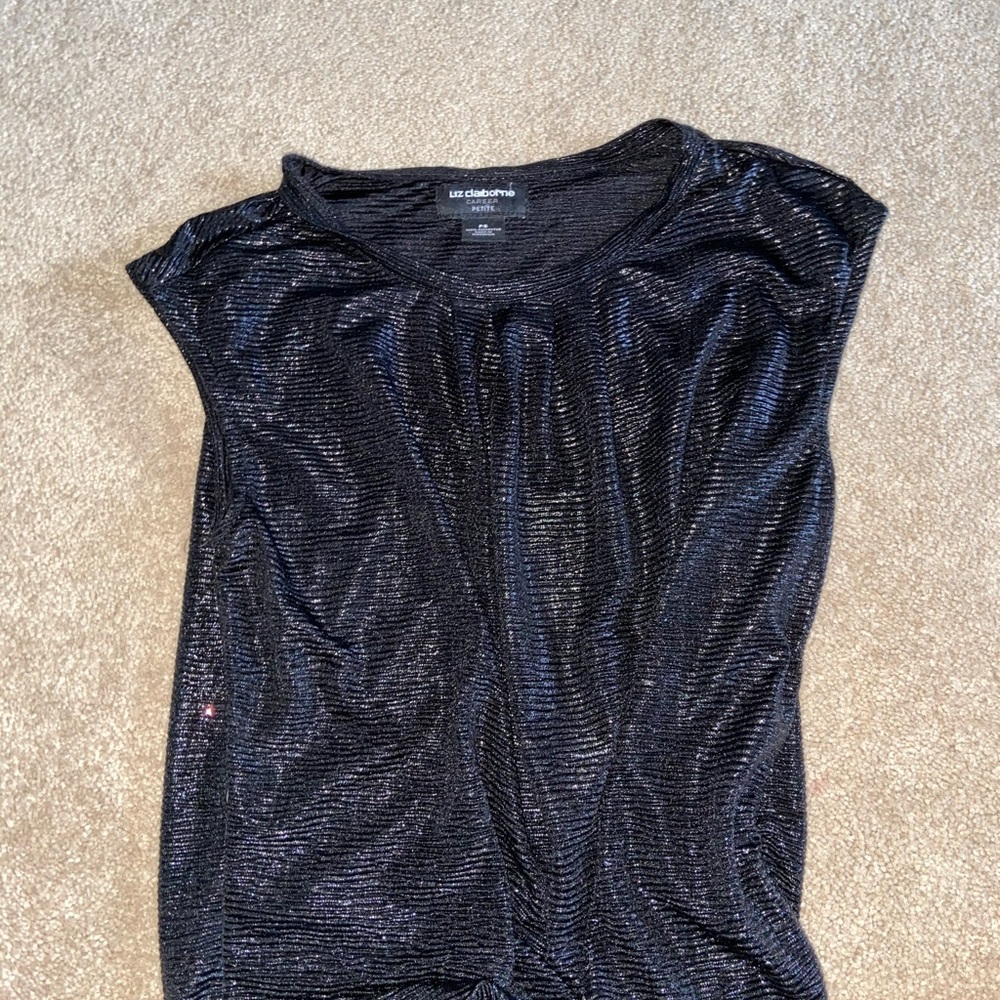 Liz Claiborne Black Party Tank